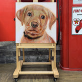 Labrador Canvas Art - Labrador Love by Chris Tutty